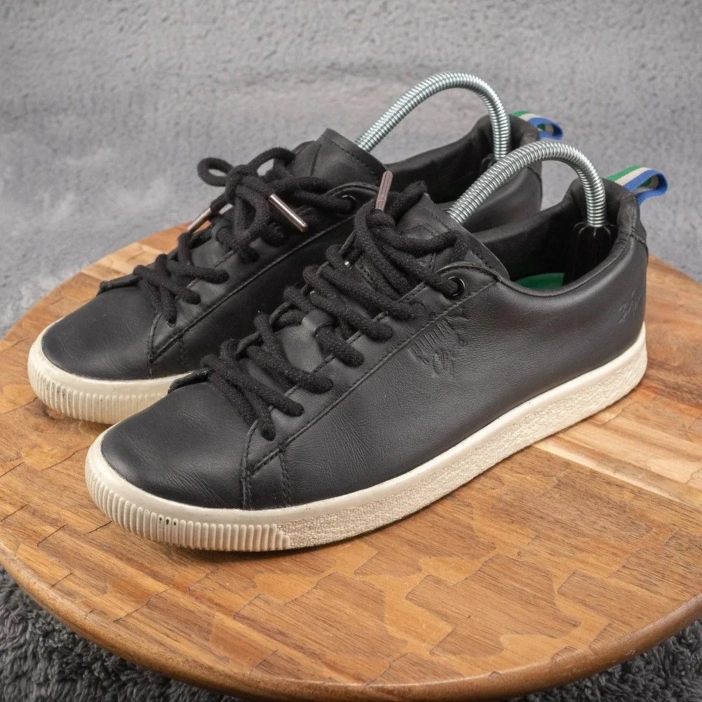 PUMA Clyde Black Sneakers Leather Big Sean Size‎ 8 US